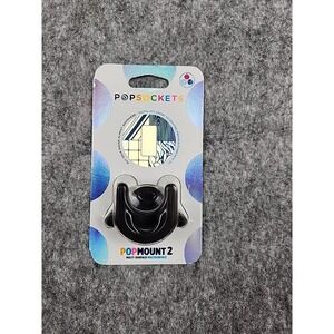 PopSockets Popmount 2 Multi Surface Phone Mount Clip Holder PopSockets Black